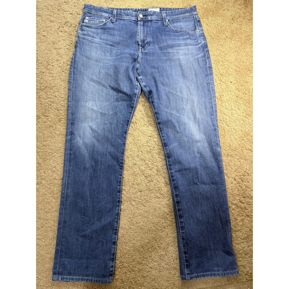 Adriano Goldschmied AG Everette Slim Straight Jeans Men 38x33 Blue Denim Casual